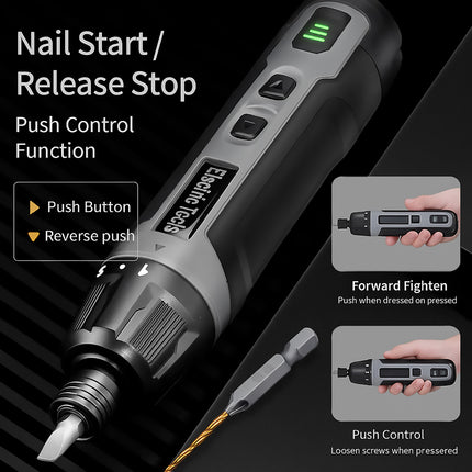 41 in 1 Electric Screwdriver Tool Set Durable Rechargeable for Home Repair Use