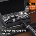 41 in 1 Electric Screwdriver Tool Set Durable Rechargeable for Home Repair Use