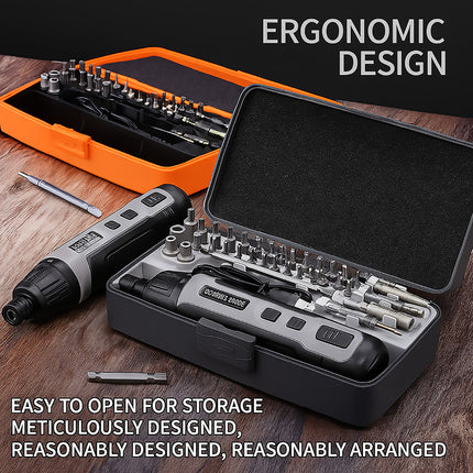 41 in 1 Electric Screwdriver Tool Set Durable Rechargeable for Home Repair Use