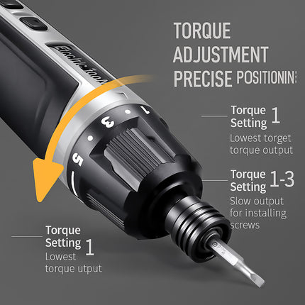 41 in 1 Electric Screwdriver Tool Set Durable Rechargeable for Home Repair Use