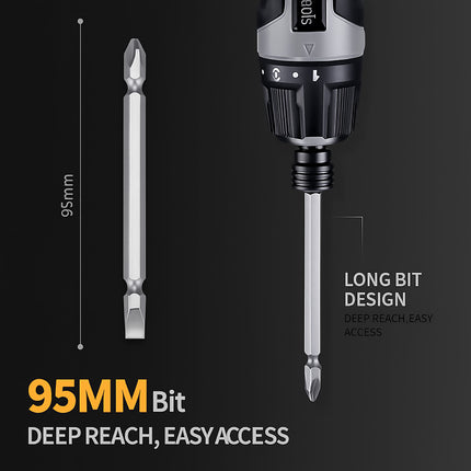 41 in 1 Electric Screwdriver Tool Set Durable Rechargeable for Home Repair Use