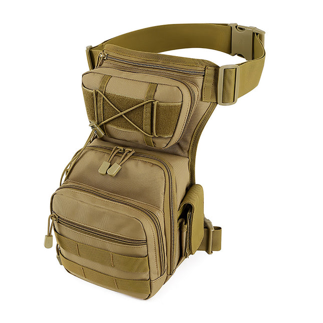Men Drop Leg Bag Tactical Thigh Waist Fanny Pack Hiking Cycling Outdoor Use