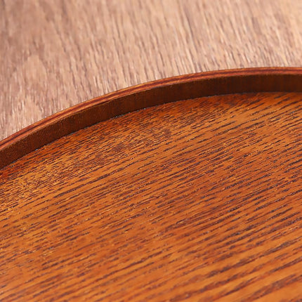 Semi Circular Solid Wood Serving Trays 2 Pack 36cm