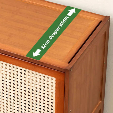 Multi Layer Vertical Entryway Integrated Shoe Cabinet Space Saving Dustproof