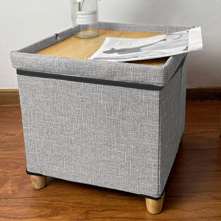 Multifunction Storage Stool Shoe Changing Bench Box Ottoman Seat Sofa Organizer