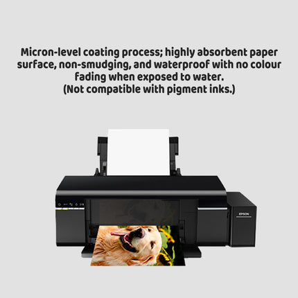 50/200Sheets A4 Adhesive Photo Paper 150GSM for Inkjet Printer Scrapbook