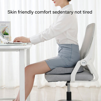 Memory Foam Ergonomic Seat Cushion for Long Sitting Office Home Car Chair