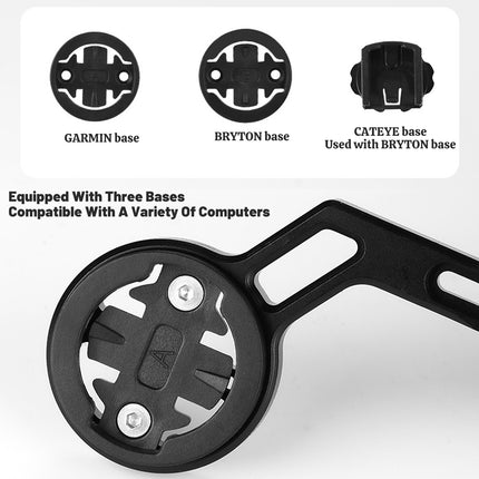 Bike Handlebar Extension Mount Aluminum Alloy Light Meter Phone Holder Bracket