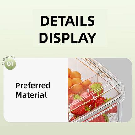 Portable Food Storage Box Large Capacity Lunch Container for Camping Picnic Use