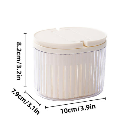 Storage Box 2PCS with Lids Sealed Organizer Kitchen Refrigerator Household Use