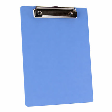 A4 PP Clipboard Set of 10 Hanging Menu Clip Writing Pad Board Blue Folder