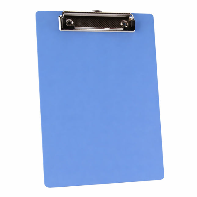 A4 PP Clipboard Set of 10 Hanging Menu Clip Writing Pad Board Blue Folder