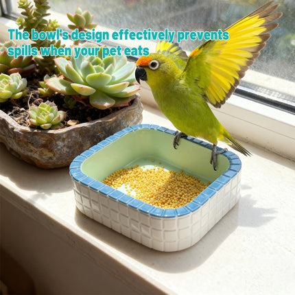 Small Pet Water Bowl Food Bowl Non Slip Durable Easy Clean For Birds Small Animals