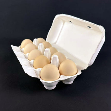 150PCS Paper Egg Tray 10 Slot Molded Pulp Leak-Proof for Egg Packaging Use
