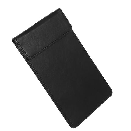 Faux Leather Bill Receipt Holder Clip Set of 6 Magnetic Waterproof Menu Pad