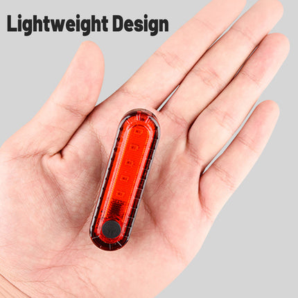 2PCS Bike Rear Tail Light USB Rechargeable Cycling Flashers Blinking