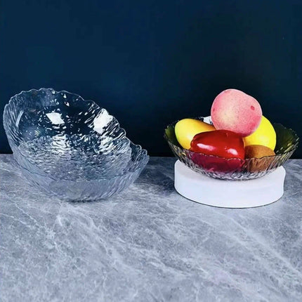 Clear PET Fruit Snack Bowls 12 Pack 2 Pattern Set