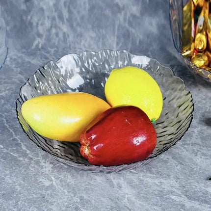 Clear PET Fruit Snack Bowls 12 Pack 2 Pattern Set