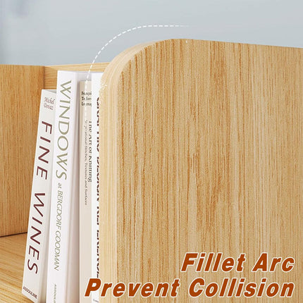 Bookcase Desktop Shelf Storage Organizer Rack Bookshelf for Desk and Table Use