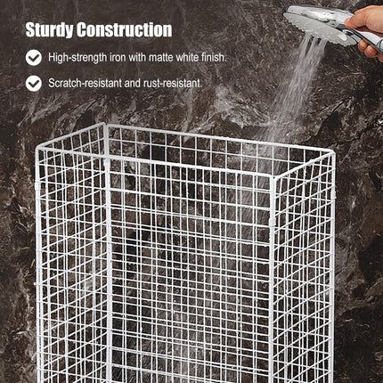 Moveable Crevice Storage Basket with Wheels Space Saving Waterproof Durable