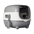 Large Fully Enclosed Cat Litter Box Lift Lid Odour Control Easy Clean Kitty