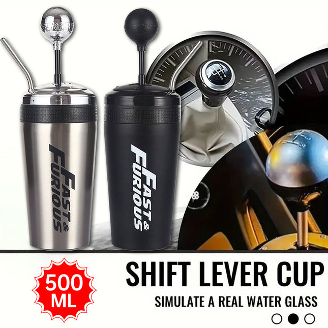 Stainless Steel Large Capacity Car Cup with Straw Drinking Cup Travel Mug