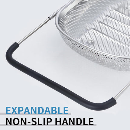 Stainless Steel Sink Basket Vegetable Washer Drain Rack Kitchen Storage Holder