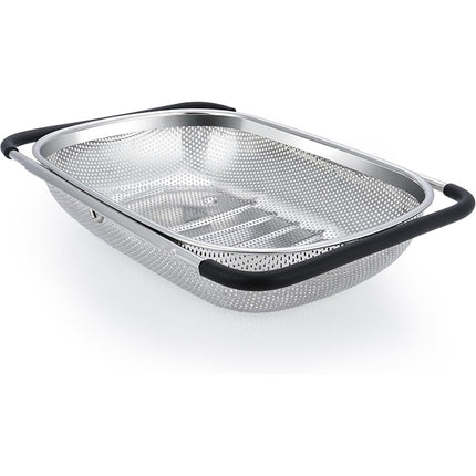 Stainless Steel Sink Basket Vegetable Washer Drain Rack Kitchen Storage Holder