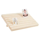 Wooden Earrings and Studs Display Rack Jewellery Organizer Stand 7 Slots Storage