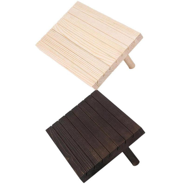 Wooden Earrings and Studs Display Rack Jewellery Organizer Stand 7 Slots Storage