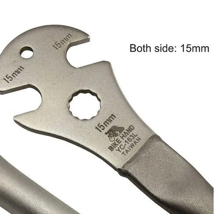 Bike Pedal Wrench Extended Handle Road Mountain Bicycle Repair Removal Tool Use