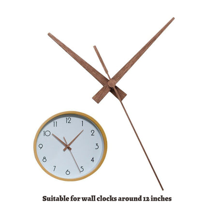 Genuine Wooden Clock Hands Natural Wood Color Precise Craft Smooth Edge Durable