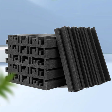Acoustic Studio Absorption Foam Panel 6pcs 30x30cm Sound Proof Wall Panels