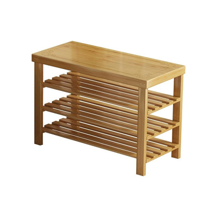 Sit-On Shoe Rack Storage Bench for Entryway Hallway Home Space Saving Durable