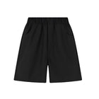 Black Kids Boys Summer Shorts Casual Sport Elastic Waist Pants Breathable Cotton - Aimall