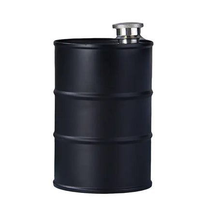 750ml Camping Wine Pot Cylindrical Stainless Steel Outdoor Wine Pot Flask