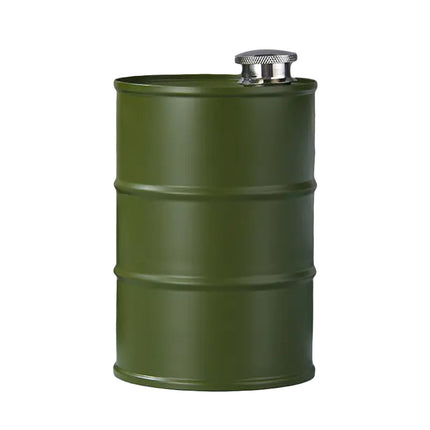 750ml Camping Wine Pot Cylindrical Stainless Steel Outdoor Wine Pot Flask