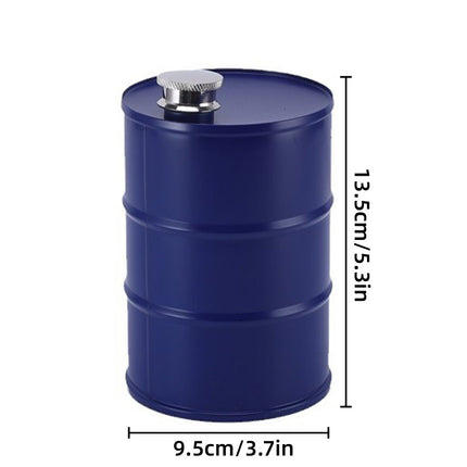 750ml Camping Wine Pot Cylindrical Stainless Steel Outdoor Wine Pot Flask