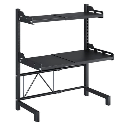 2/3Tier Microwave Oven Stand Rack Shelf Condiment Kitchen Holder Cabinet Storage