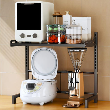 2/3Tier Microwave Oven Stand Rack Shelf Condiment Kitchen Holder Cabinet Storage