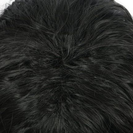 Mens Curly Wig 70s80s Style Medium Length Hair Costume Party Rock Star Look