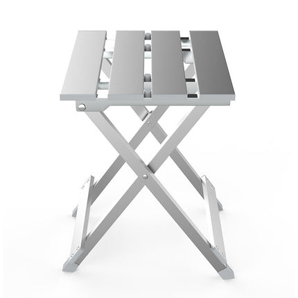 Lightweight Aluminum Alloy Folding Stool Portable for Camping Hiking Fishing