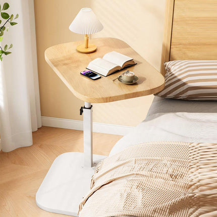 Adjustable Small C Shaped Side Table for Sofa Modern End Table Height