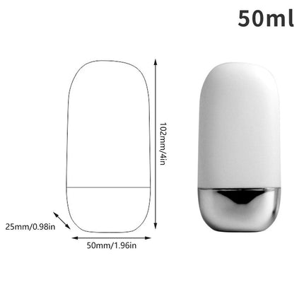 20pcs 50ml Travel Refillable Squeeze Bottles Empty Containers for Lotion Shampoo