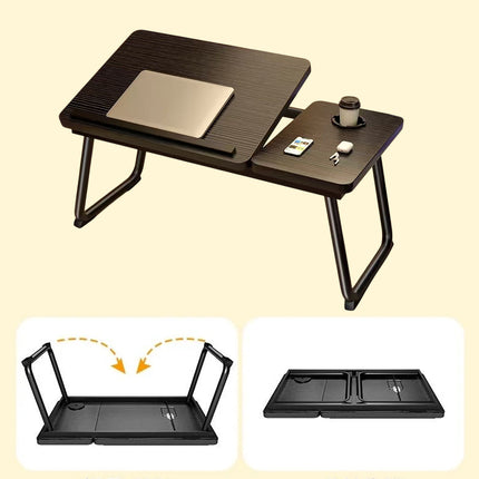 Bedside Table with Adjustable Height Folding Desktop Sturdy Space Saving Durable