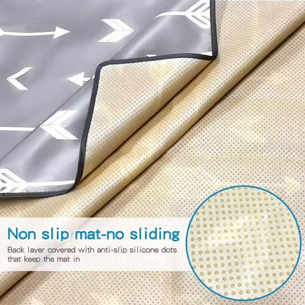 Non Slip Waterproof Floor Mat High Chair Picnic Tablecloth Play Protector