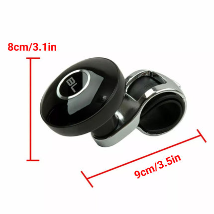 Universal Black Metal Steering Wheel Car Accessories Helper Grip Spinner Knob