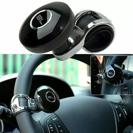 Universal Black Metal Steering Wheel Car Accessories Helper Grip Spinner Knob