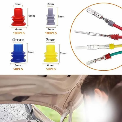 660PCS Automotive Connector Pin Crimping Terminals Set for Car Truck Motorcycle