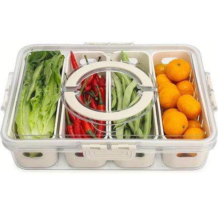 Refrigerator Crisper Storage Box Food Organizer Container for Kitchen Fridge